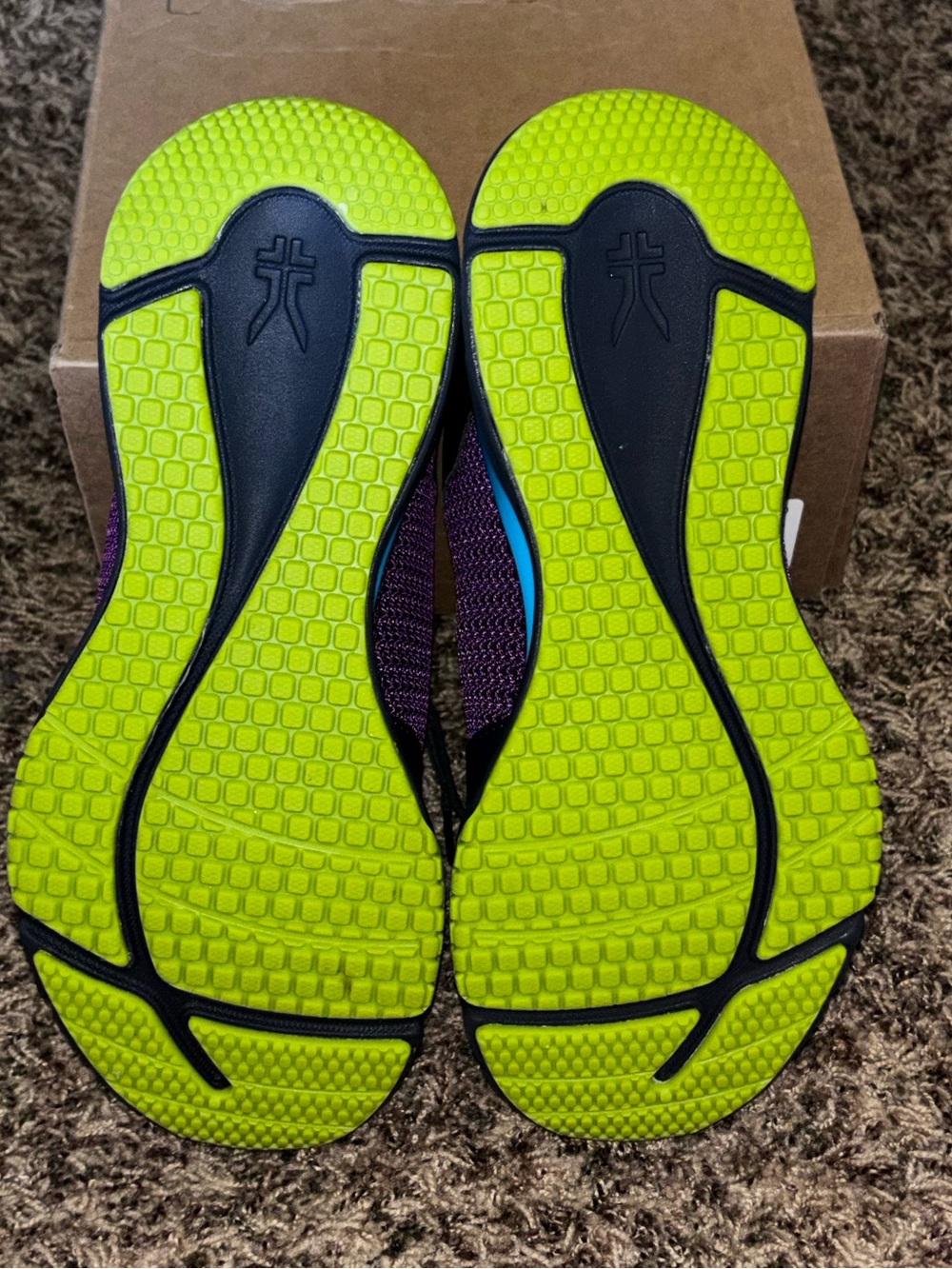Kuru Quantum 2.0 Womens Size 9.5 Wide Grape Athletic Running Shoes Sneakers New - Picture 4 of 7
